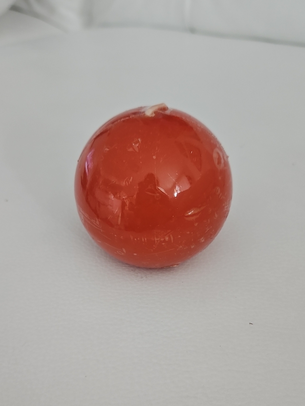 Hobby Lobby Red Round Ball Candle